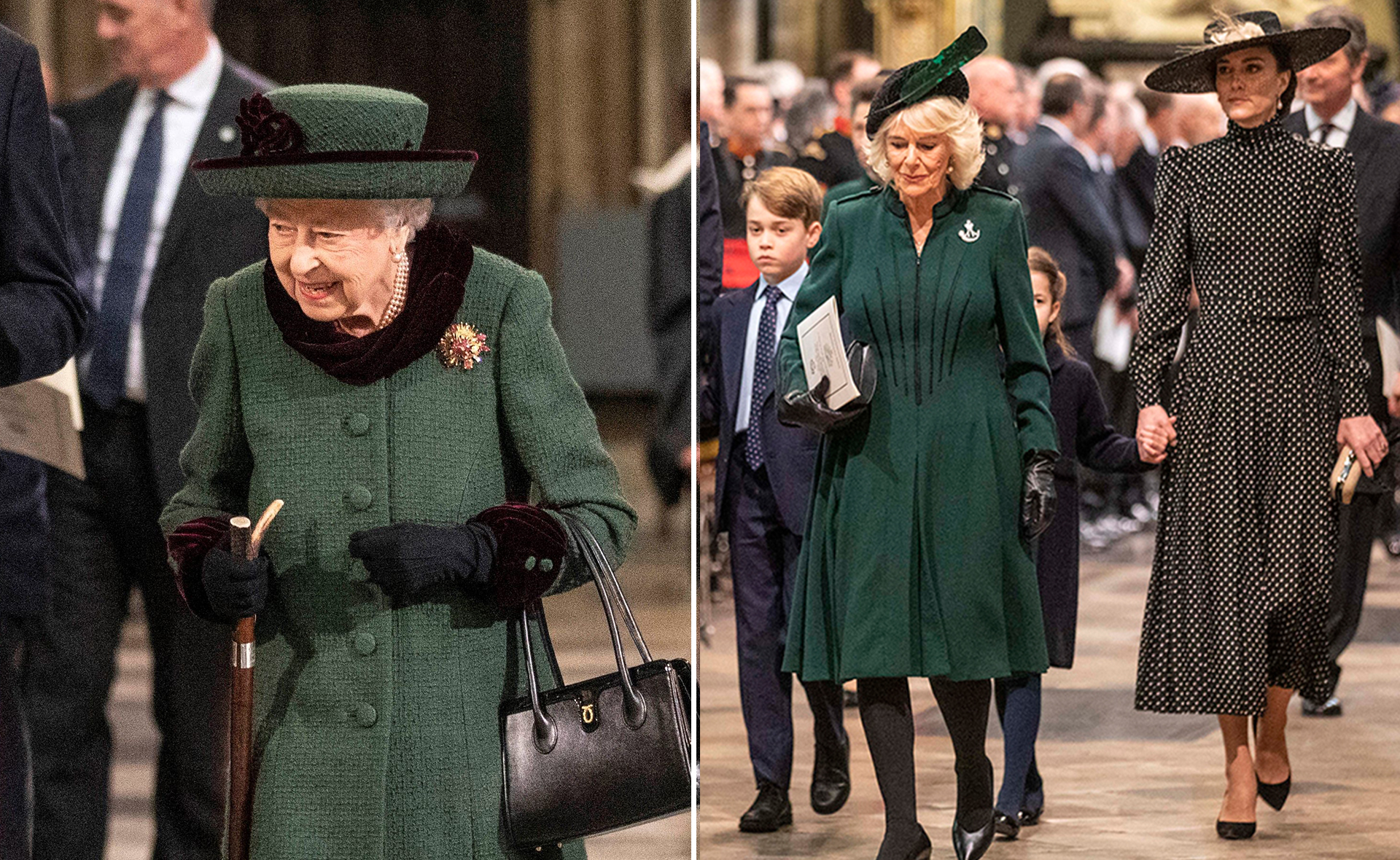 The beautifully symbolic reason the British royal family wore green at Prince Philip’s memorial service