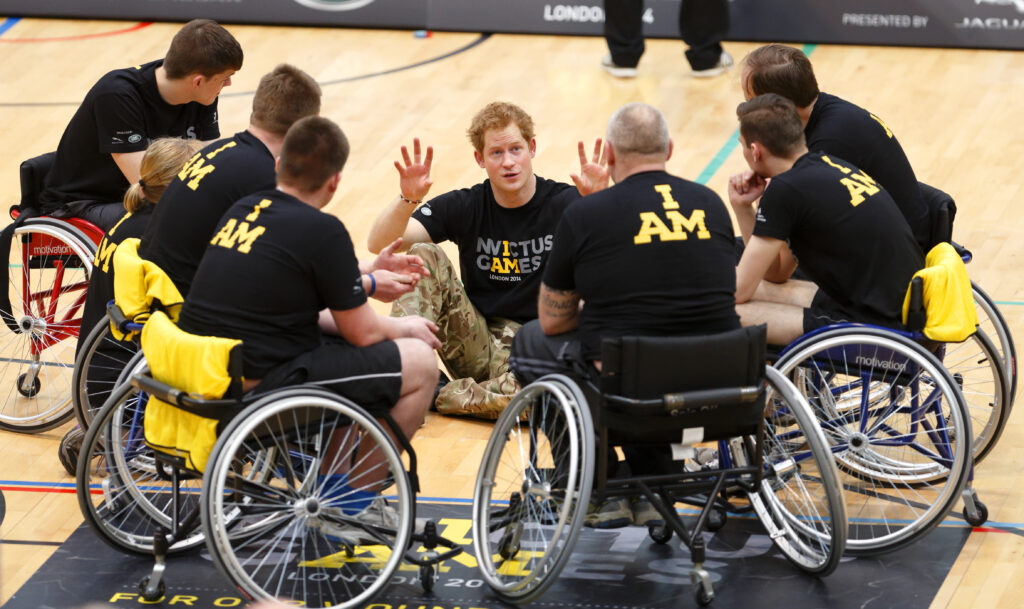 Prince Harry at the inaugural Invictus Games in 2014. 