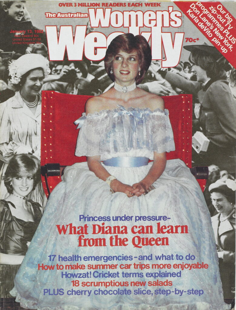 Princess Diana  - Magazine Cover  - The Australian Women's Weekly - January 13, 1982 *** Local Caption *** Images of Magazine Covers must be used in their entirety only, using a portion of this image could be considered a breach of Copyright resulting in penalty fines.
