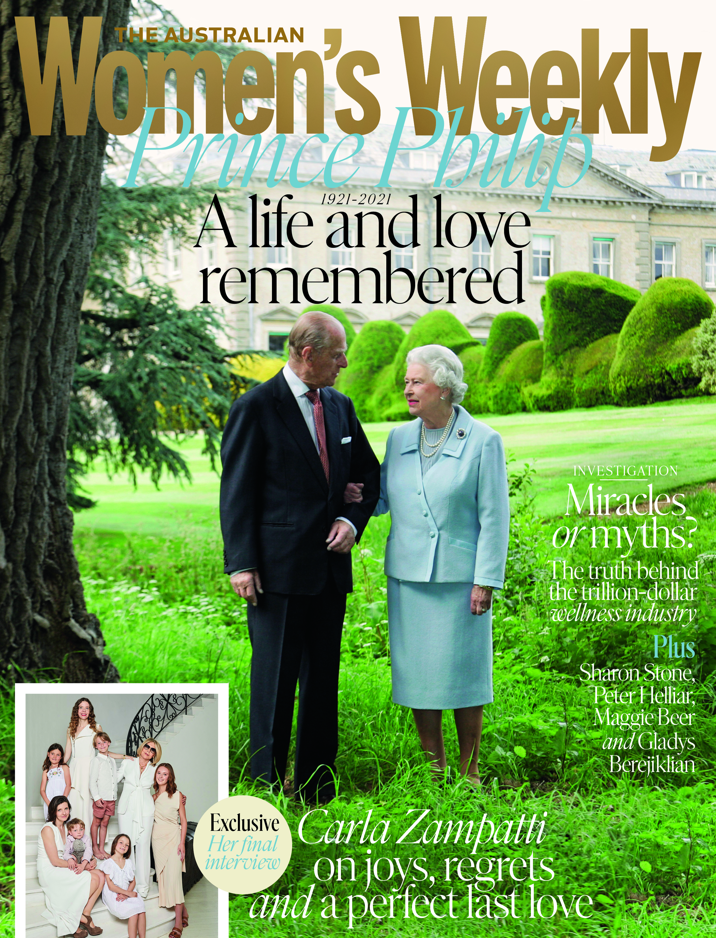 Queen Elizabeth on the cover of The Weekly