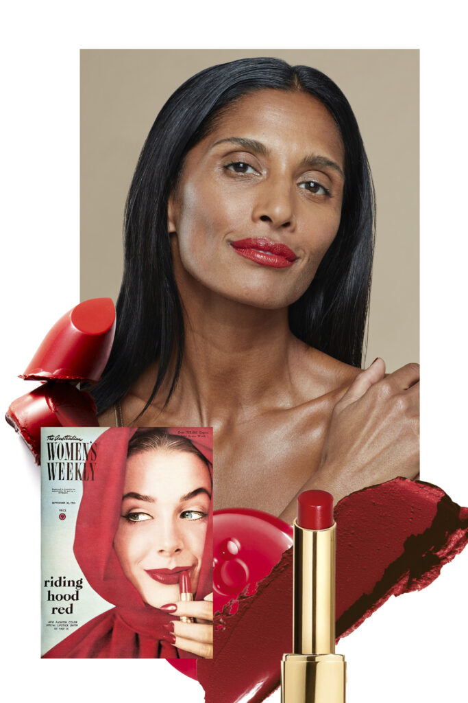 timeless beauty: red lipstick