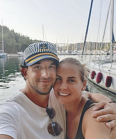 Jelena's ex-boyfriend Tin Bikic. 