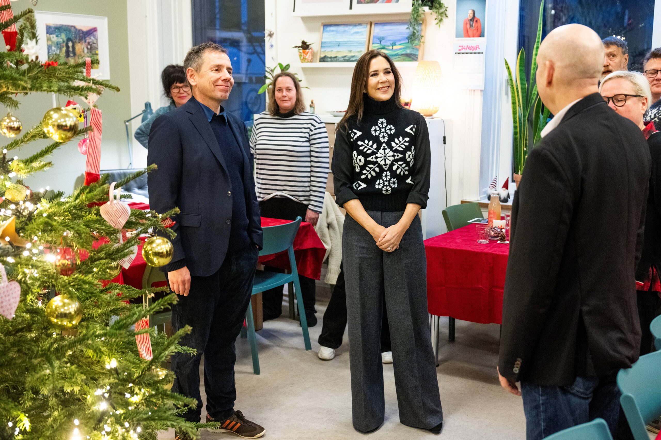 Queen Mary attended the WeShelter food club event.