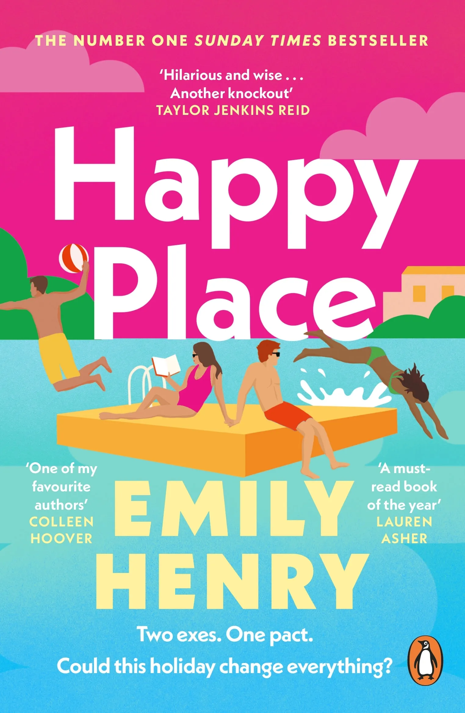 best emily henry books - happy place